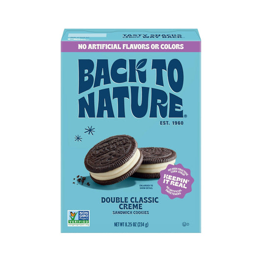 Back to Nature Galletas Sándwich Doble Crema 234 g