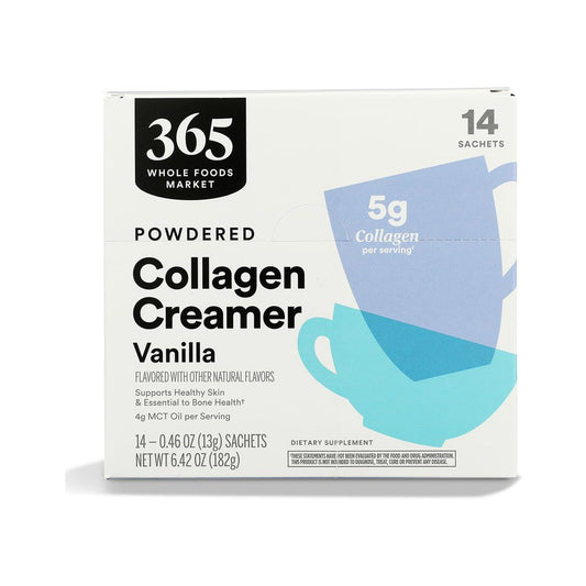 365 Sustituto de Crema para Café con Colágeno Vainilla 14 Sobres