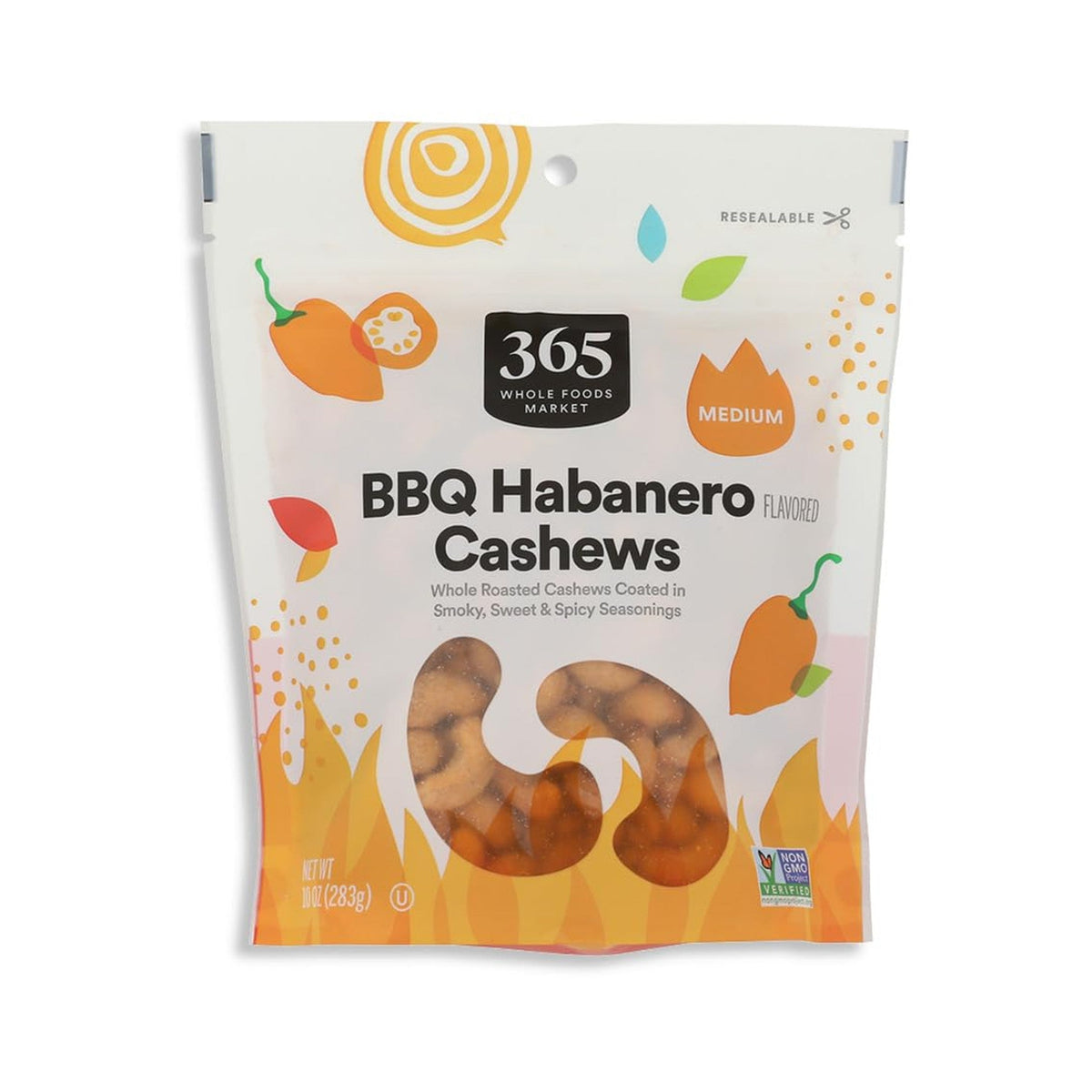 365 Nuez de La India Sabor BBQ Habanero 284 g