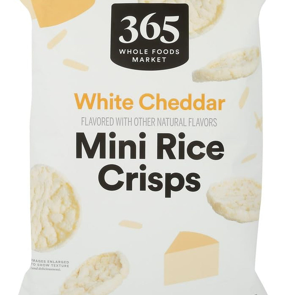 365 Mini Crujientes de Arroz Sabor Queso Cheddar Blanco 142 g