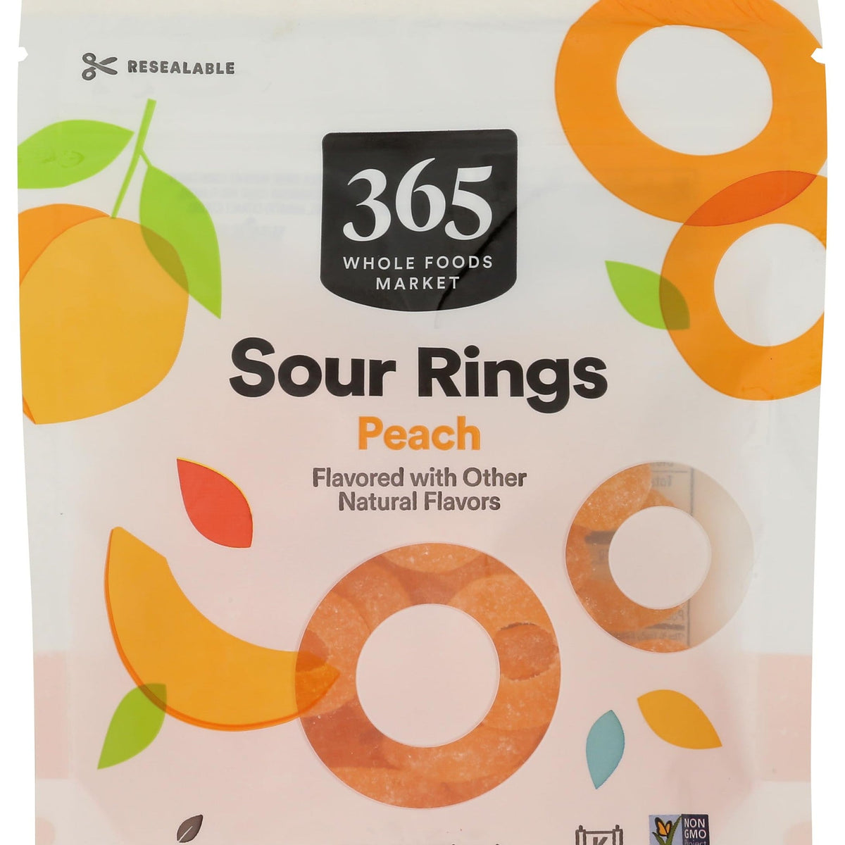 365 Aros de Gomita Sabor Durazno 170 g