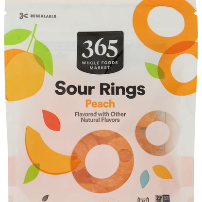365 Aros de Gomita Sabor Durazno 170 g