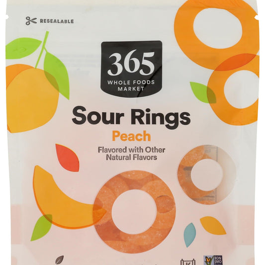 365 Aros de Gomita Sabor Durazno 170 g