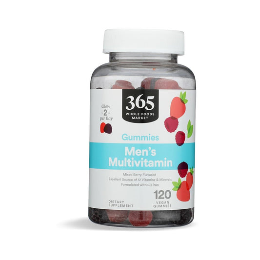 365 Multivitamínico en Gomitas para Hombre 120 Piezas
