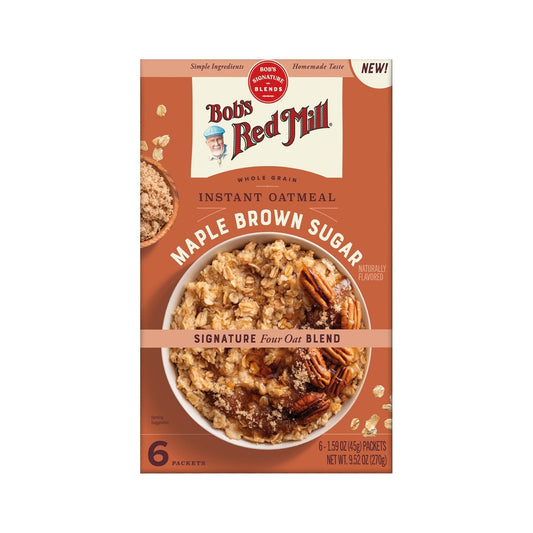 Bob's Red Mill Avena Instantánea Maple y Azúcar Morena 270 g
