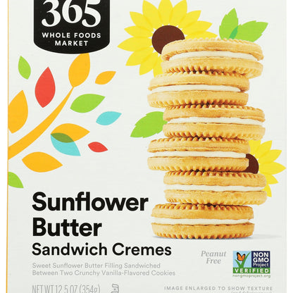 365 Galletas Sándwich Rellenas de Crema de Girasol 354 g