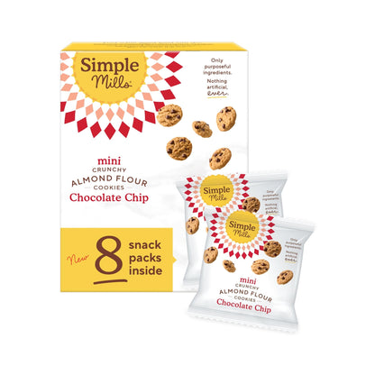 Simple Mills Mini Galletas con Chispas de Chocolate Multipack 23 g