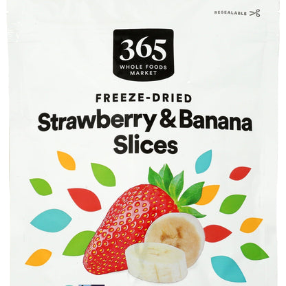 365 Fresa y Plátano Liofilizados 34 g