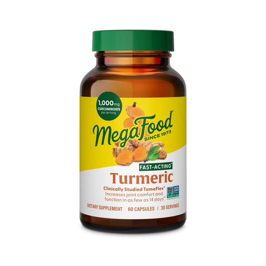 MegaFood Cúrcuma de Acción Rápida 60 Tabletas