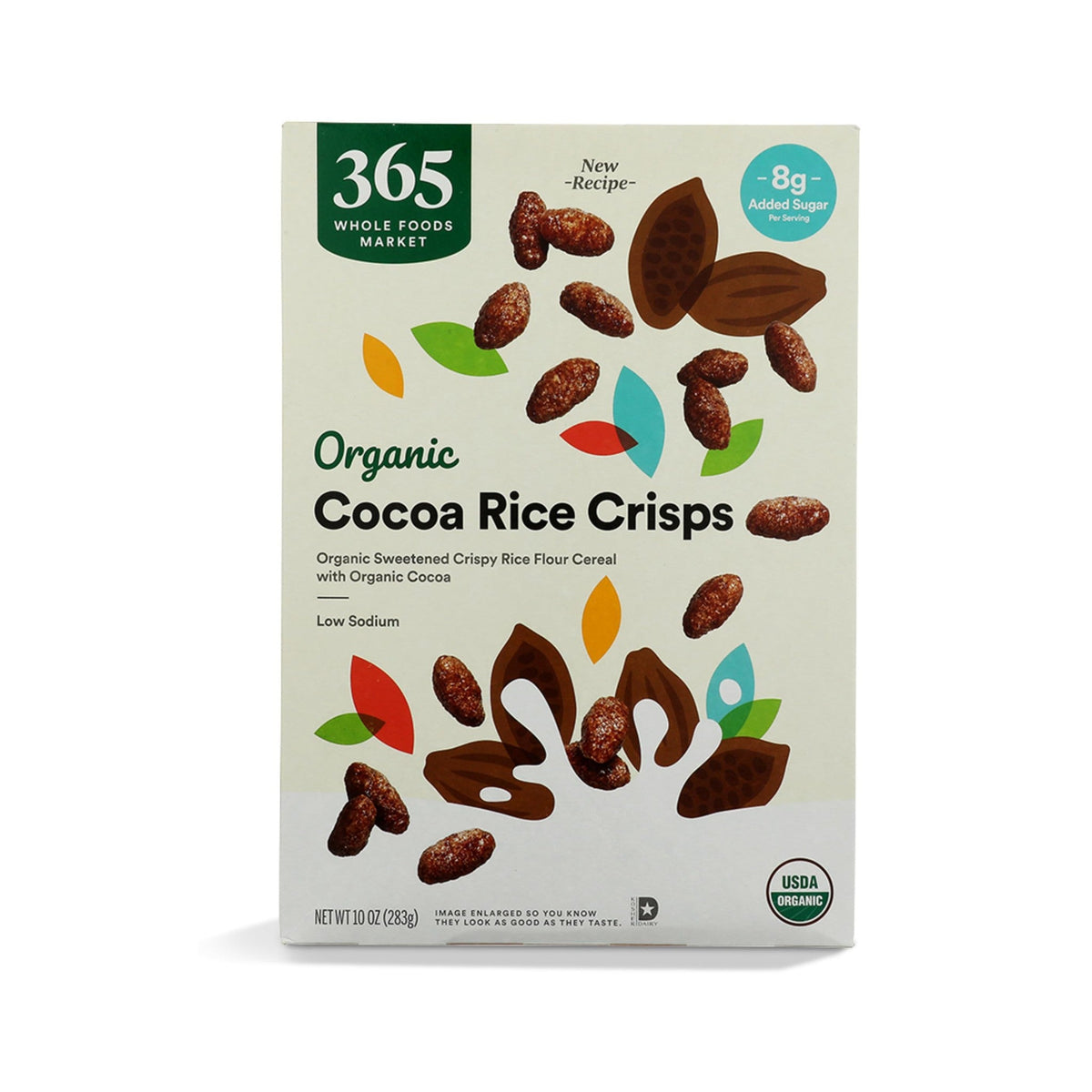 365 Cereal Orgánico de Arroz Inflado Sabor Chocolate 284 g