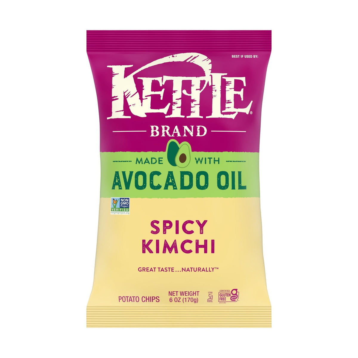Kettle Brand Papas Fritas Sabor Kimchi Picante 170 g