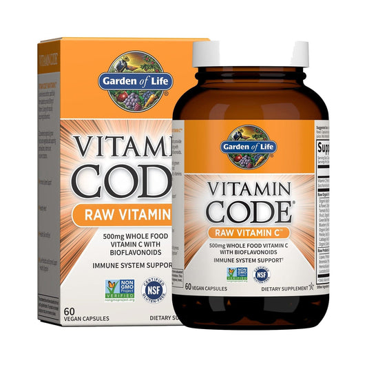 Garden of Life Vitamin Code Vitamina C Raw 60 Cápsulas Vegetarianas