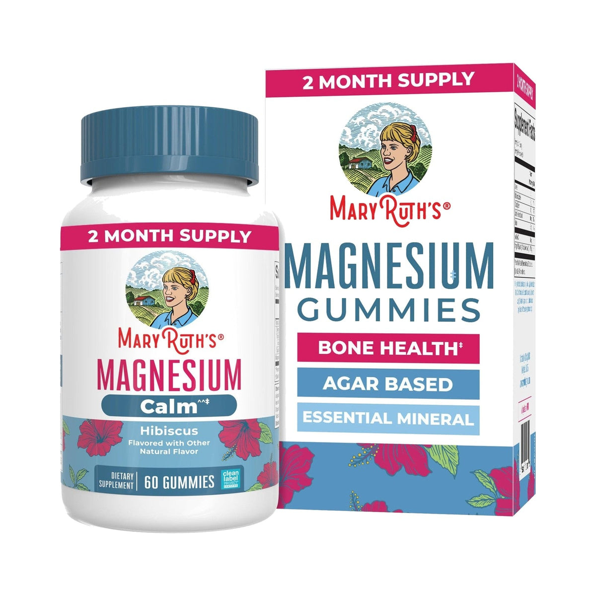 MaryRuth's Gomitas Calm De Magnesio 60 Piezas