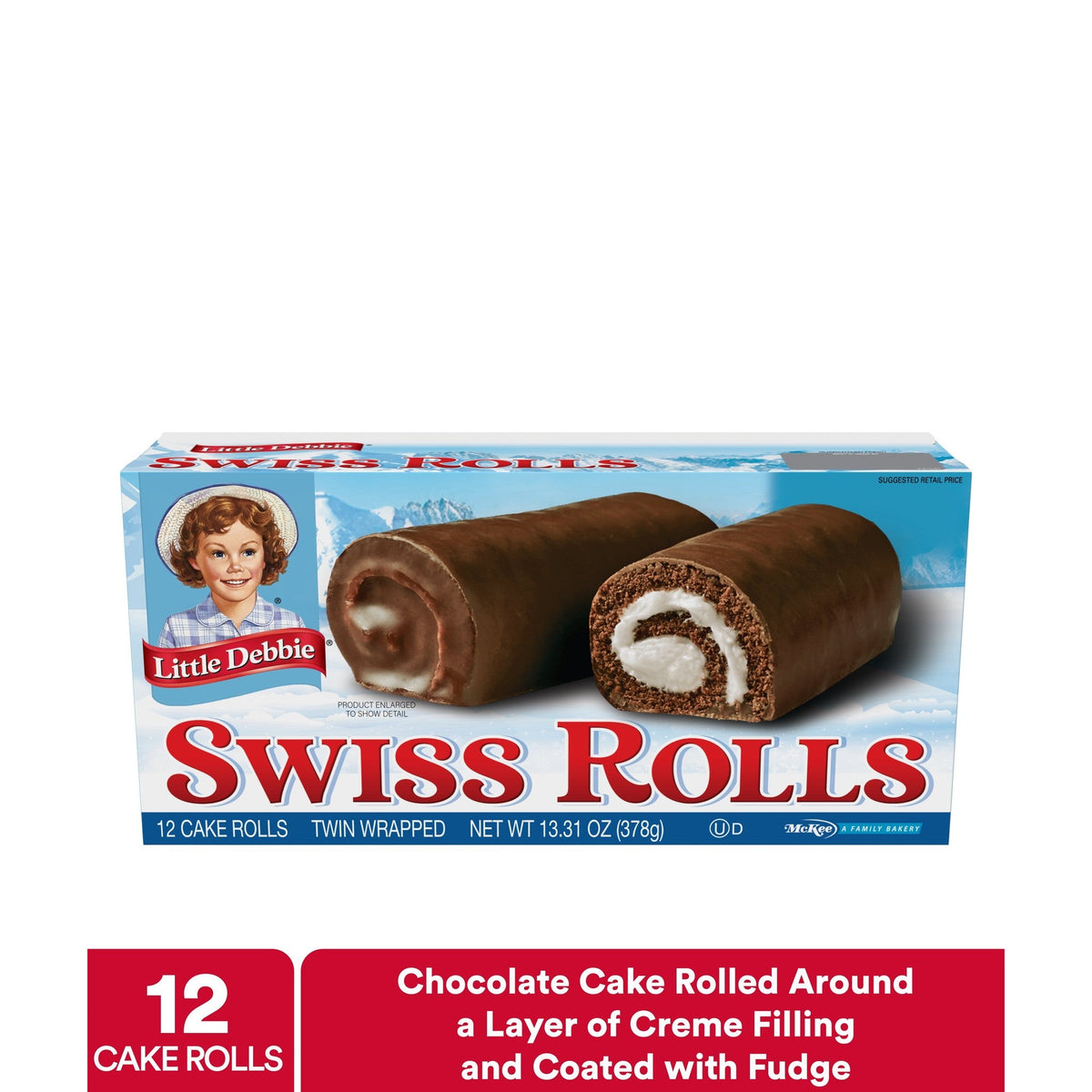 Little Debbie Swiss Cake Rolls Paquete Familiar
