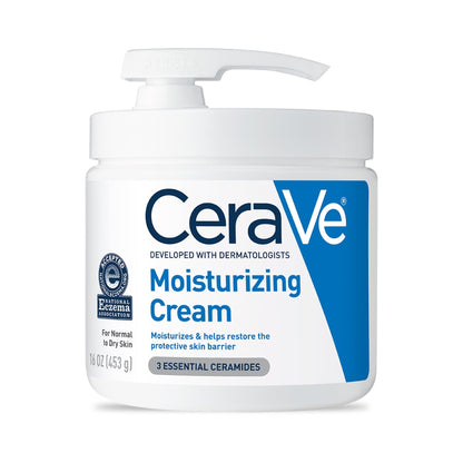 CeraVe Crema Hidratante Rostro y Cuerpo con Dosificador 453 g