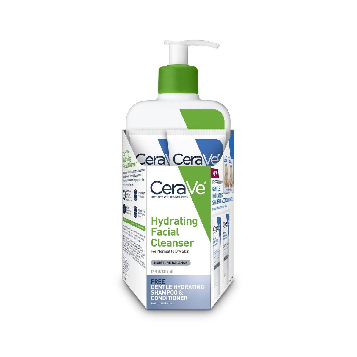 CeraVe Limpiador Hidratante 414 ml con Muestras