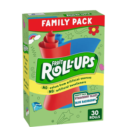 Fruit Roll-Ups Variedad 30 Piezas
