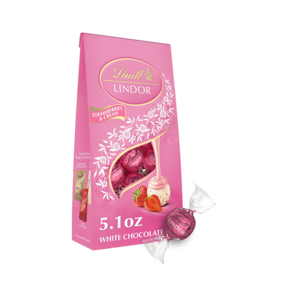 Lindt Lindor Strawberries And Cream Trufas
