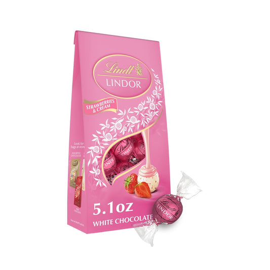 Lindt Lindor Strawberries And Cream Trufas