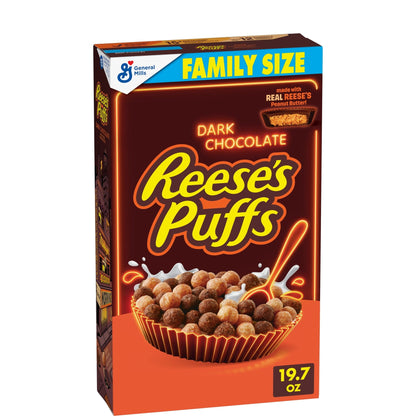 Reese's Puffs Chocolate Amargo Tamaño Familiar 558 g