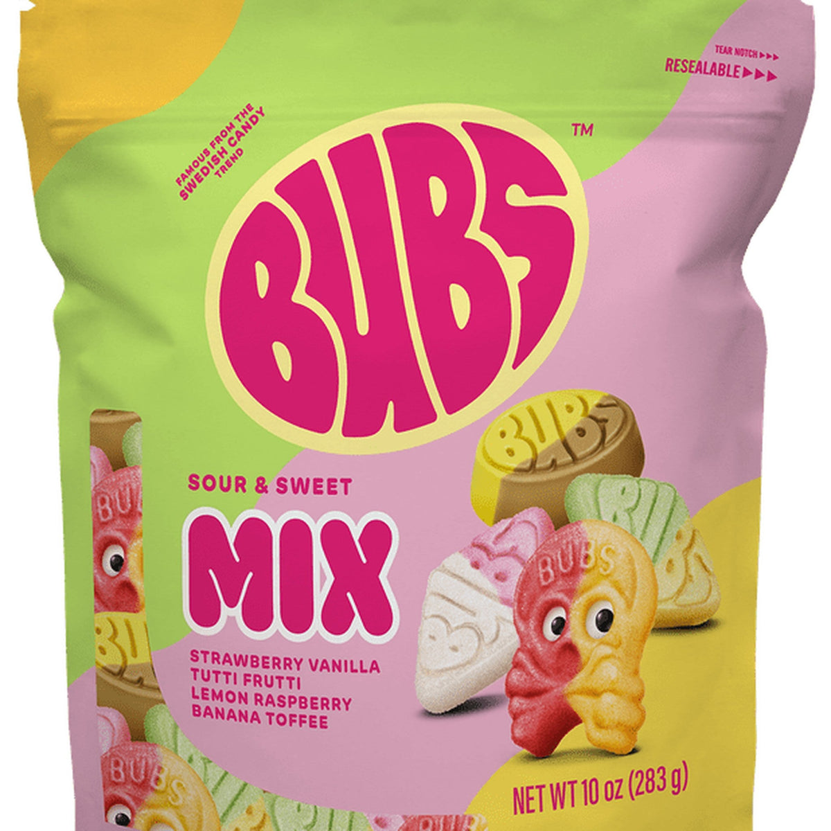 BUBS Gomitas Suecas Mix Ácido y Dulce