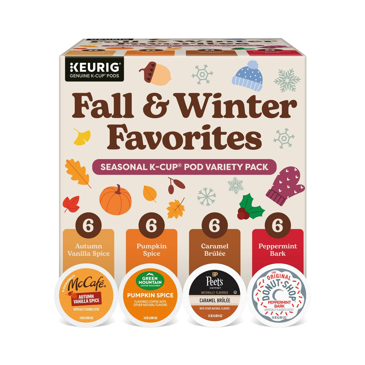 Keurig Variedad Otoño E Invierno K-Cup 24 Cápsulas