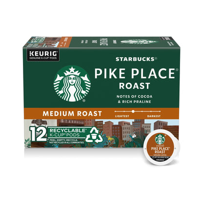 Starbucks Pike Place K-Cup 12 Cápsulas