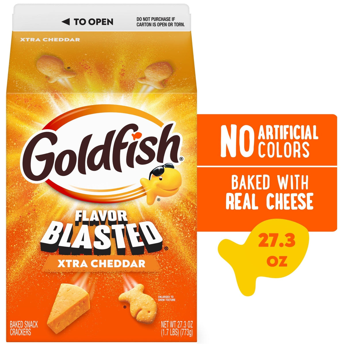 Goldfish Flavor Blasted Xtra Cheddar Caja 774 g