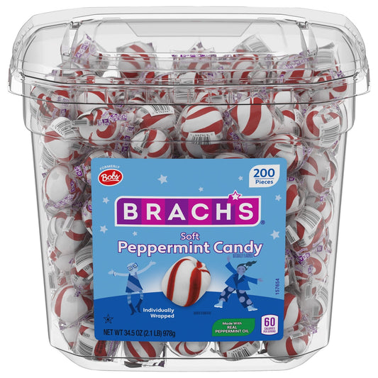 Brach's Soft Peppermint Dulces de Menta Bote 978 g