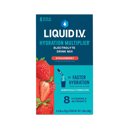 Liquid I.V. Fresa Electrolitos 6 Sobres