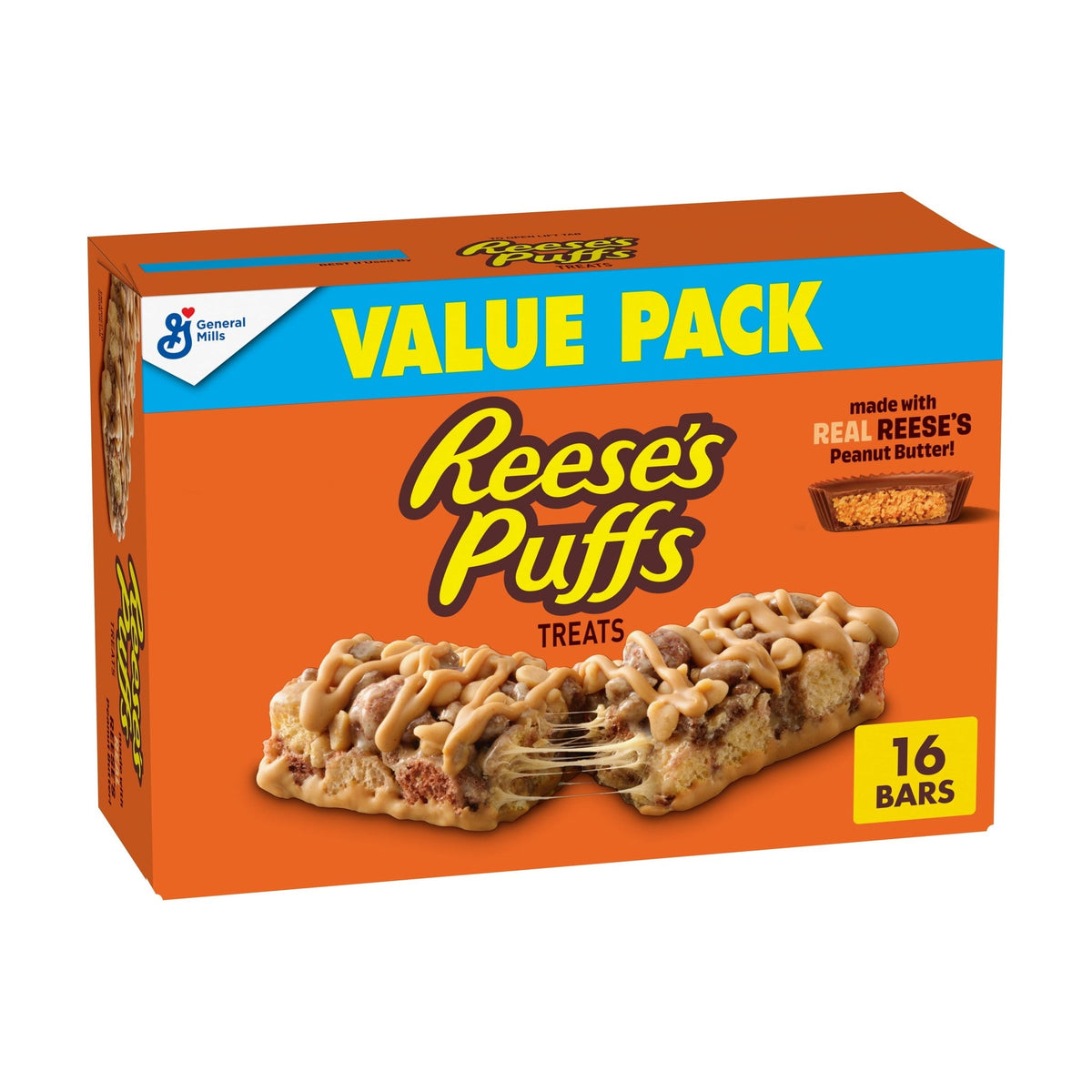 Reese's Puffs Barras de Cereal 16 Piezas