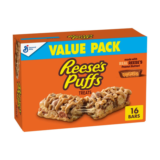 Reese's Puffs Barras de Cereal 16 Piezas