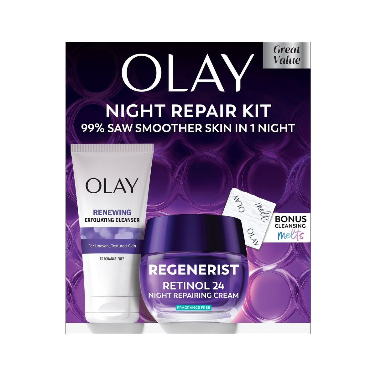 Olay Retinol Duo Hidratante y Limpiador Facial
