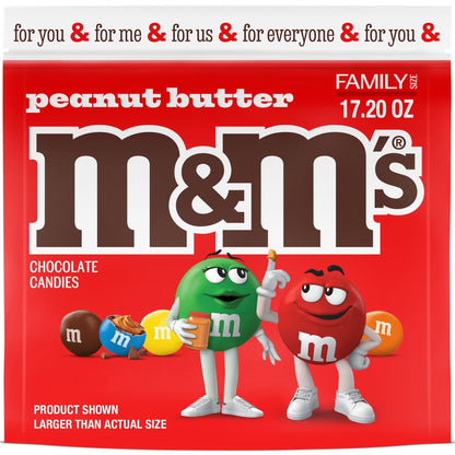 M&M's Peanut Butter Bolsa Familiar 488 g