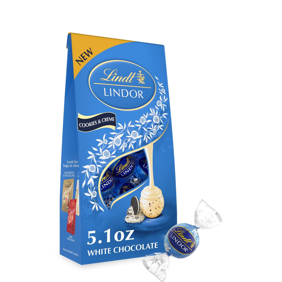 Lindt Lindor Cookies And Creme Trufas 145 g